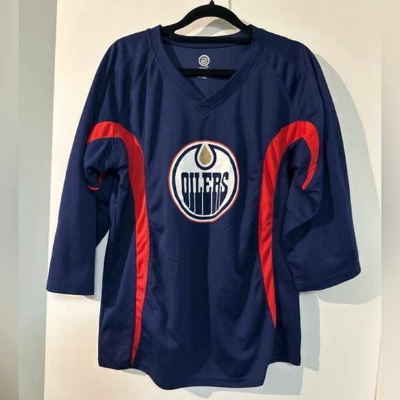NHL Tops - 5/$25 NHL ladies Oilers jersey